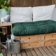DIY Balkon Paletten-Lounge